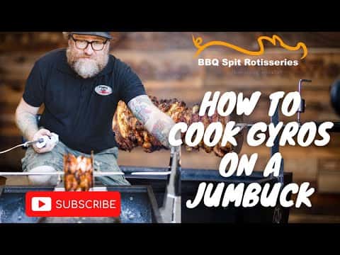 Traditional Greek Chicken Gyros on a Jumbuck Spit