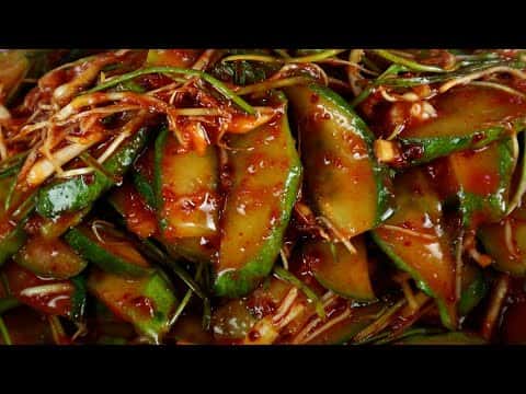 달래오이무침