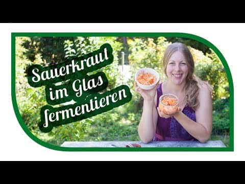 Sauerkraut im Glas selber machen