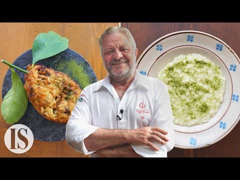 Risotto al limone e Arancino al limone