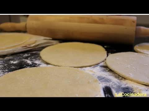 Masa casera para tapas de empanadas