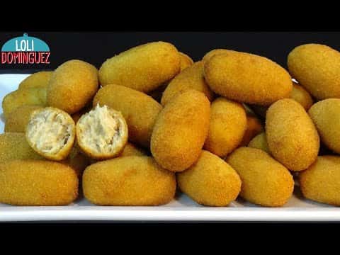 Croquetas de pollo asado caseras