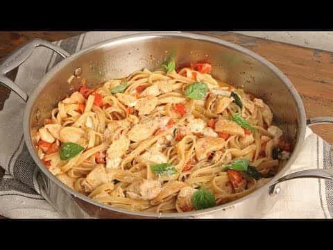 Caprese Chicken Pasta