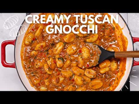 Creamy Tuscan Gnocchi