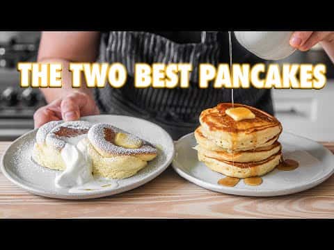 Homemade Pancakes: Japanese Soufflé vs. American Style