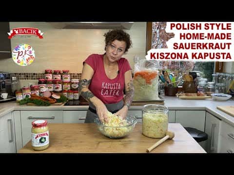 Polish-Style Homemade Sauerkraut (Kapusta Kiszona)