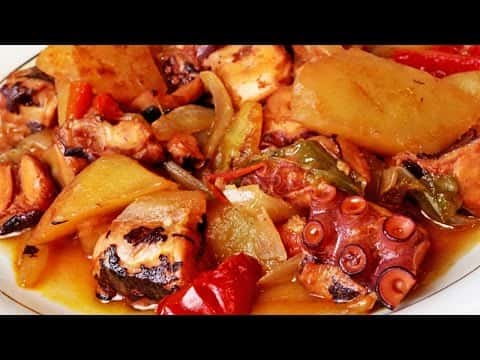 Guiso de pulpo
