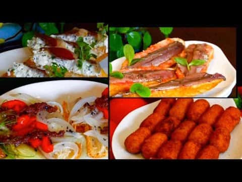 Tapas espagnoles maison (Assortiment de 4 recettes)