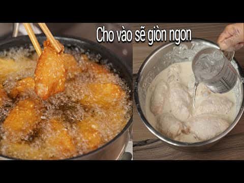 Cánh gà chiên giòn sốt mè nước mắm