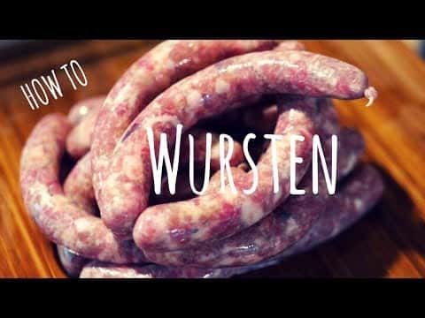 Hausgemachte Bratwurst