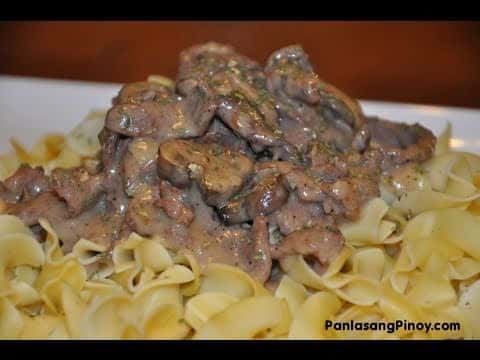 Beef Stroganoff