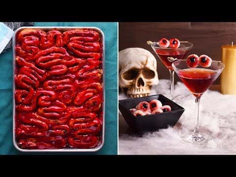 Spooky Halloween Treats Compilation (Roachnuts, Edible Intestines, Eyeball Martini & More)