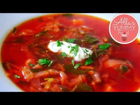 Vegetarian Ukrainian Borscht