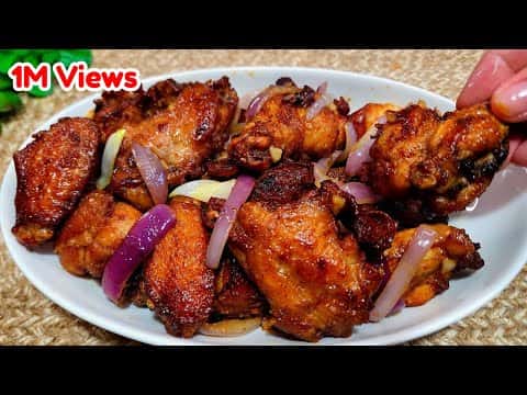 Combined Recipes: Pan Fried Chicken Thighs with Onion & Chicken Gizzards Binagoongan sa Gata