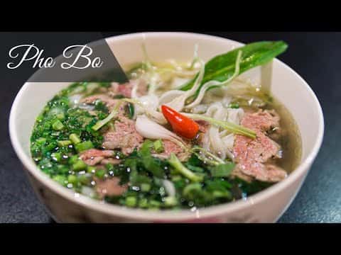 Phở bò Bắc truyền thống