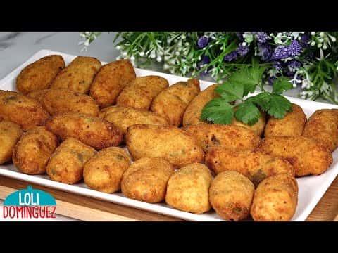 Croquetas cremosas de calabacín y atún