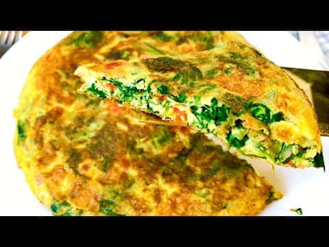 Tortilla de espinacas