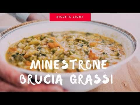 Minestrone brucia grassi gustoso