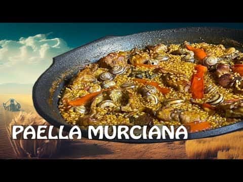 Arroz murciano de conejo, caracoles y verduras