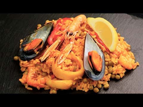Paella de marisco