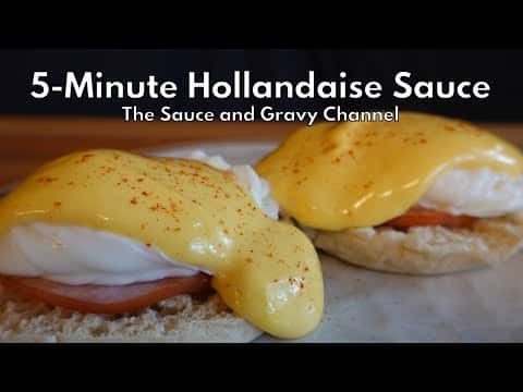 5-Minute Blender Hollandaise Sauce