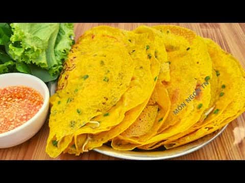 Bánh xèo giòn miền Tây