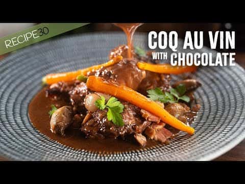 Coq Au Vin with Chocolate