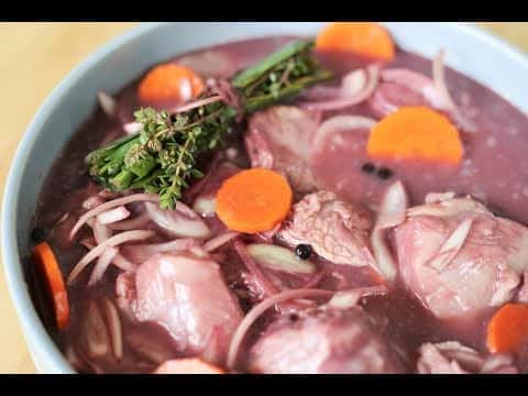Red Wine Marinade (Marinade à Cru)