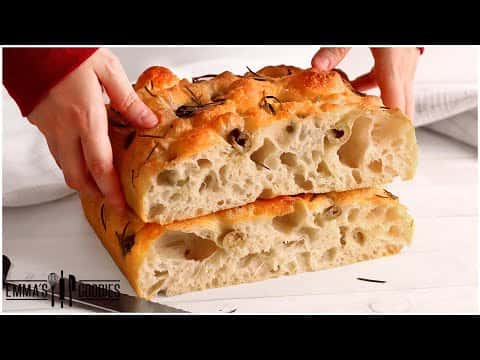 Big Bubble, NO-Knead Focaccia Bread
