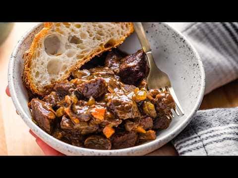 Italian Beef Stew with Polenta