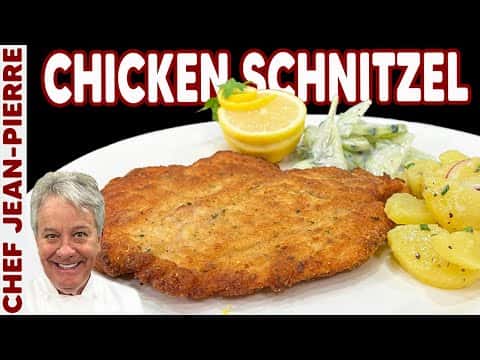 Chicken Schnitzel with Austrian Potato and Cucumber Salad