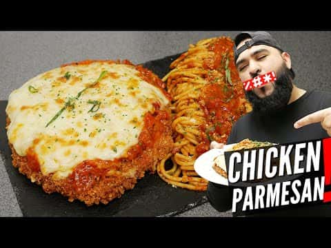 The Best Chicken Parmesan with Spaghetti