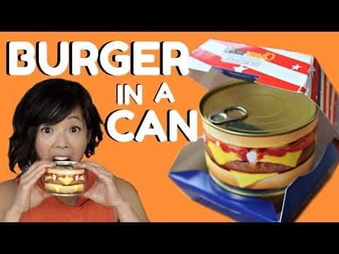 How to Heat and Prepare a Burger in a Can
