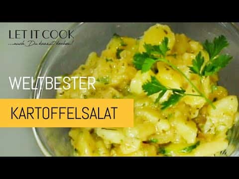 Klassischer Kartoffelsalat mit Essig und Öl