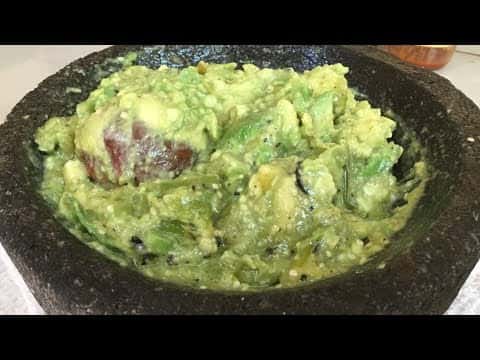 Guacamole tradicional (Receta antigua)