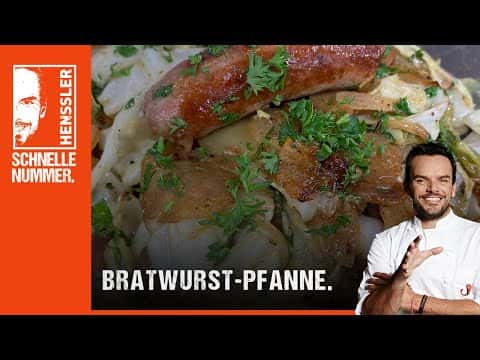 Schnelle Bratwurst-Pfanne mit Spitzkohl und Kartoffeln