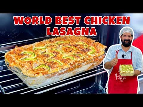 Classic Chicken Lasagna with White Sauce