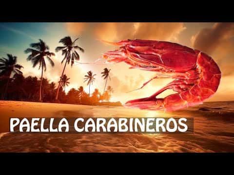 Paella de Carabineros y Mariscos