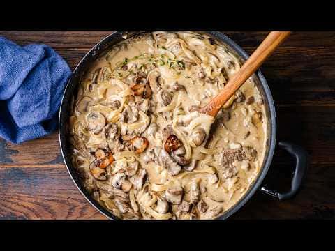 Beef Stroganoff