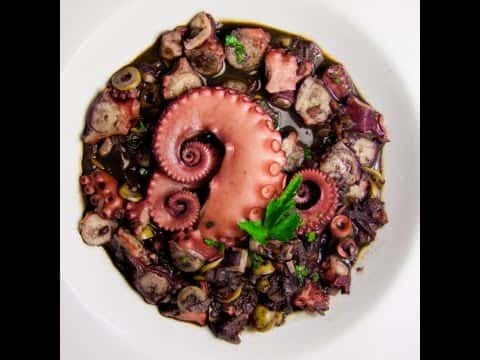 Pulpo en su tinta