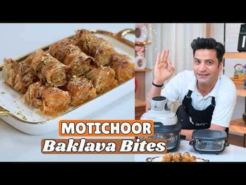 Motichoor Baklava Bites