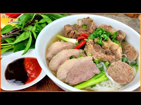 Phở Đuôi Bò Sá Sùng Cấp Tốc bằng Nồi Áp Suất