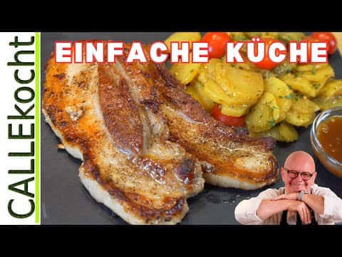 Pfannen-Kartoffelsalat mit Schuster-Karbonaden