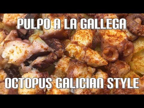 Genuine Pulpo a la Gallega (Octopus Galician Style)