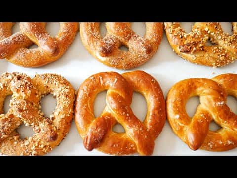 Soft Pretzels (Original, Almond, Cinnamon)