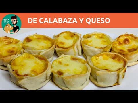 Canastitas de Calabaza y Queso