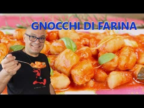 Gnocchi di farina cotta alla sorrentina