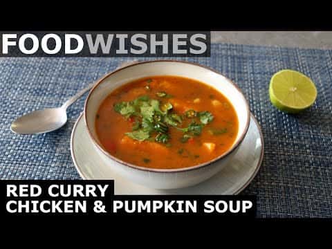 Red Curry Chicken & Pumpkin Soup