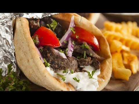Homemade Greek-American Gyros