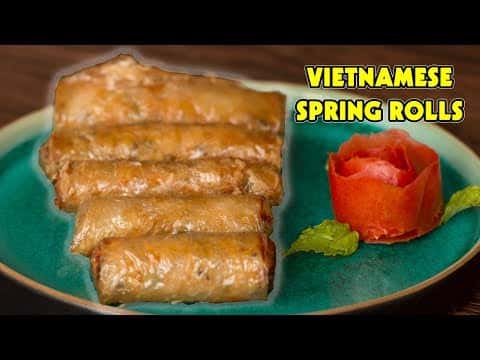 Vietnamese Crispy Spring Rolls (Southern-style Chả Giò & Northern-style Nem Rán)